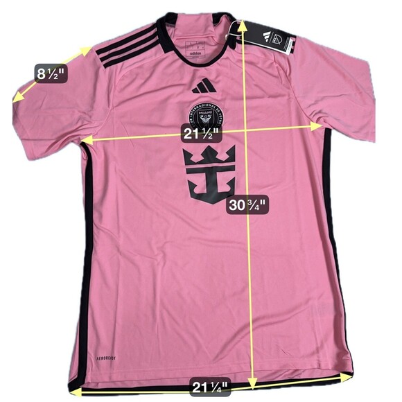 Adidas MLS Inter Miami CF Lionel Messi Home Jersey Men’s Soccer Large JE9741 NEW - Picture 2 of 9